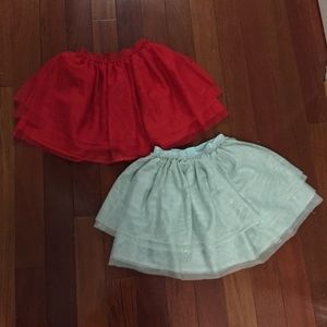 2 Tutu skirts - size 5-6 youth